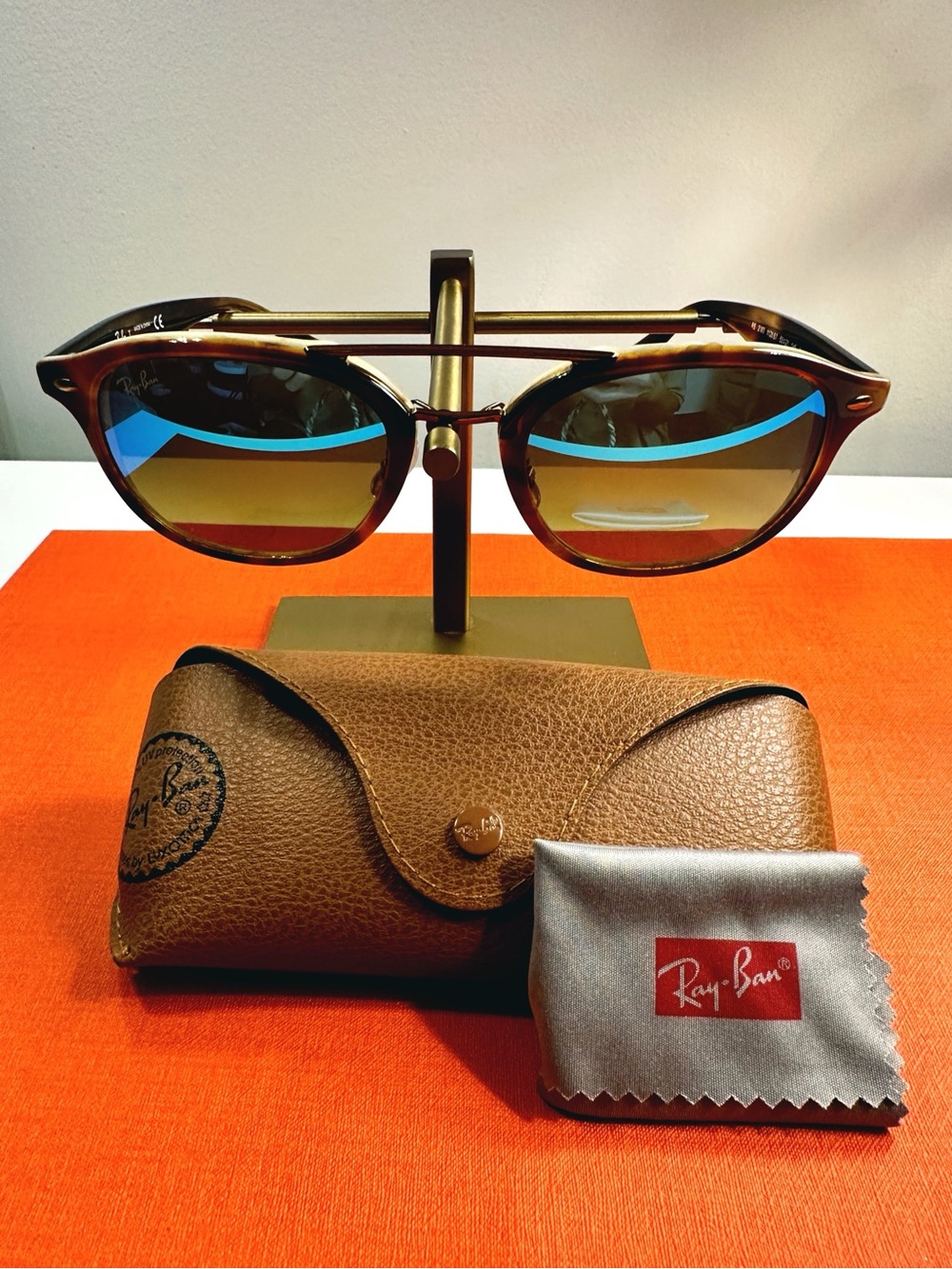 Ray-Ban RB2183 1128/B7 Havana Tortoise Brown Sunglasses 53mm - Like New